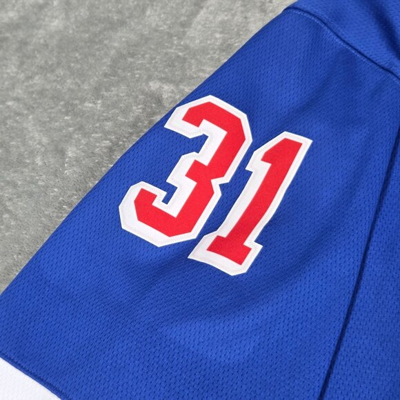 New York Rangers Igor Shesterkin Jersey Mens XL Blue Breakaway NHL #31 Fanatics - Picture 6 of 12